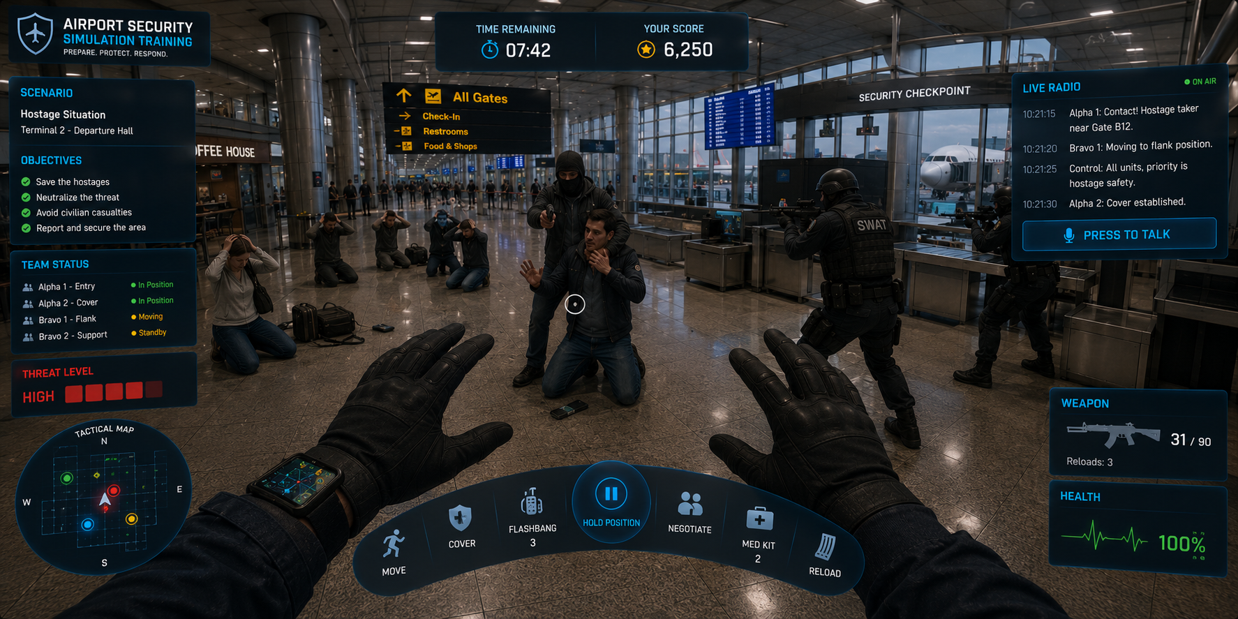 Airport Security Training & Emergency Response Simulator screenshot 8